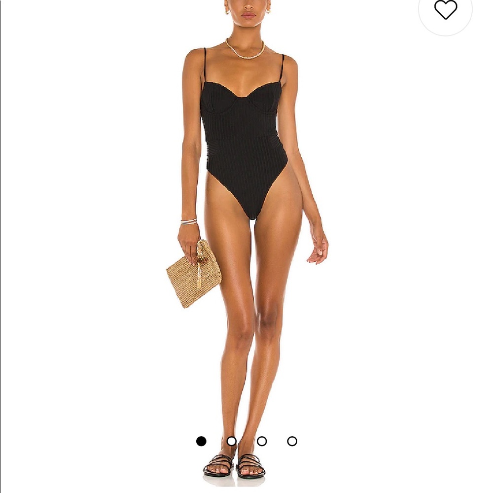 Lovers + Friends-  Gage One Piece in Black- Size XS